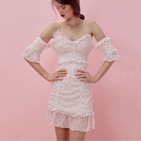 For Love & Lemons La Brooke Cocktail Dress Sz S - Picture 5 of 16